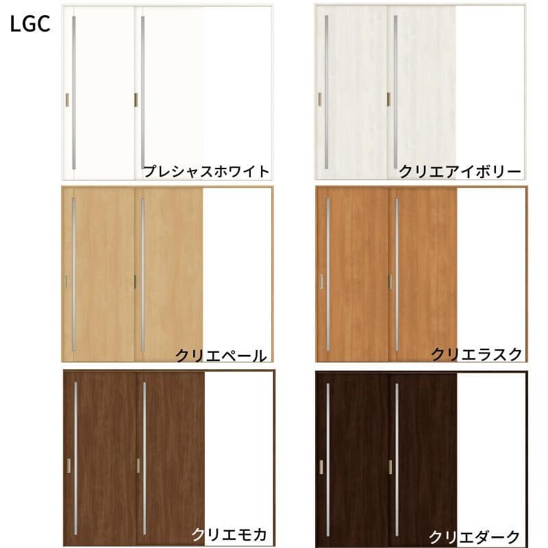 オーダーサイズ リクシル ラシッサＳ 室内引戸 Vレール方式 片引戸2枚建 ASKD-LGC ケーシング付枠 W1748〜2954mm×Ｈ1728〜2425mm｜dreamotasuke｜02