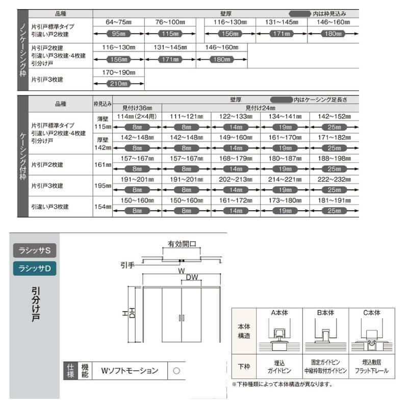 オーダーページ ラシッサ 【オーダーサイズ 】リクシル ラシッサD ヴィンティア 可動