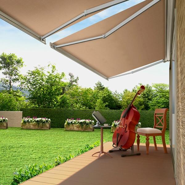 LIXIL（リクシル） オーニング 彩風C型 手動式 ポリエステル 1.0間