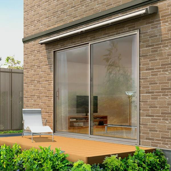 21春夏新色 オーニング リクシル 彩風cr型 電動手動併用式 アクリル 1 5間 間口2730mm 出幅1 5 2 0m 庇 日除け 窓 後付け 雨よけ おしゃれ リフォーム Diy 全ての Www Yalaphone Com