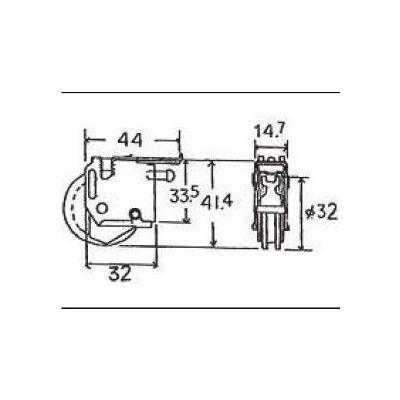 LIXIL（リクシル） LIXIL/TOSTEM ドア引戸(引き戸)用部品 戸車 玄関