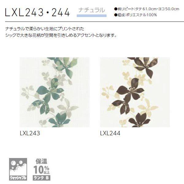 [オーダーロールカーテン] 洗える ローマンシェード プレーンシェード ドレープ BrancherII ナチュラル LXL243/244 腰高窓/掃き出し窓用 [W30-50×H141-200cm]_2