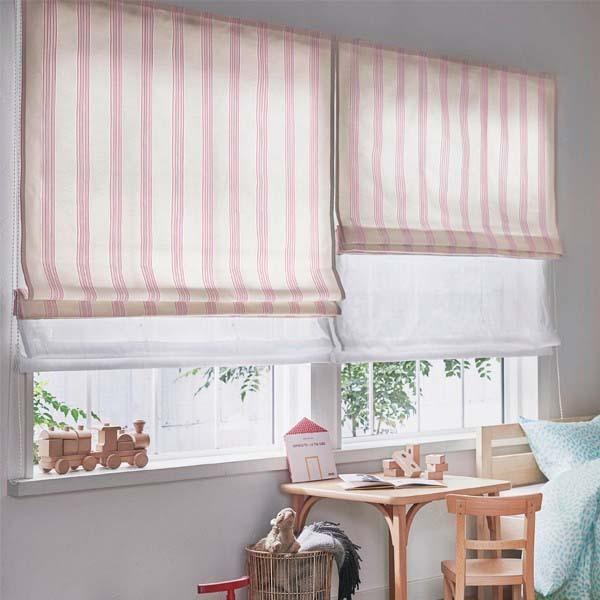 LIXIL（リクシル） [オーダーロールカーテン] 洗える ローマンシェード