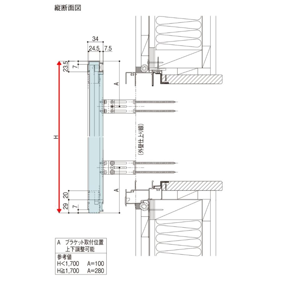 LIXIL（リクシル） ヒシクロス面格子 16509 W1806×H1020mm 在来工法 壁
