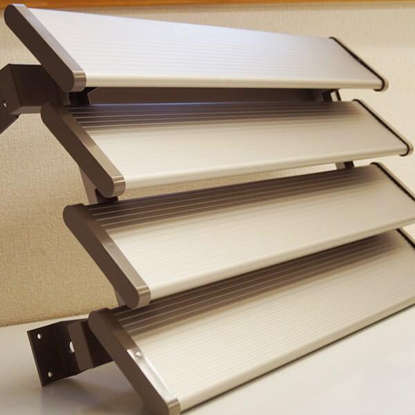 ウィンバイザー アルミ ELGK-1007 W1020×H766mm 目隠しガラリ 壁付 YKKap 面格子 YKK アルミサッシ 窓 後付け 取り付け 防犯 目隠し 防犯対策 リフォーム DIY_1