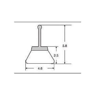 Lixil Tostem 窓サッシ用部品 気密材パッキン アルミサッシ 召合せ気密材fnmb190 リクシル トステム Fnm B190 リフォームおたすけdiy 通販 Yahoo ショッピング