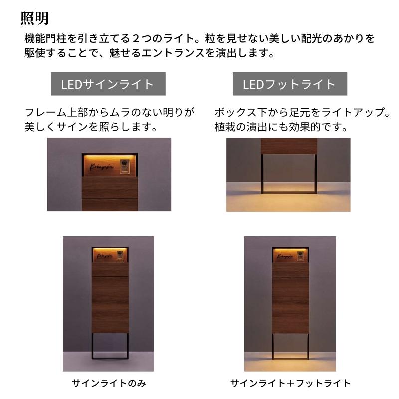 LIXIL（リクシル） 機能門柱FF W426×D470×H1353mm 表札なし ポスト 大