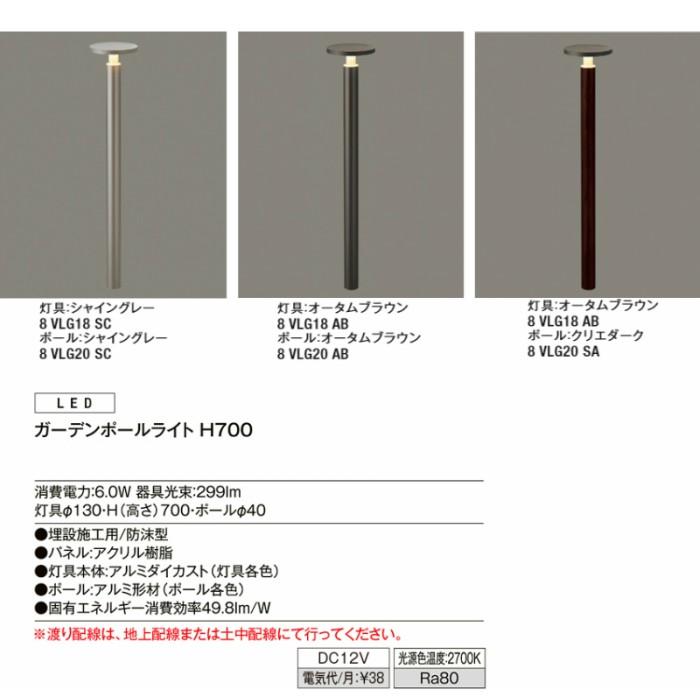 エクステリアライト 外構照明 12v美彩 ガーデンポールライト H700 8vlg18 8vlg Lixil リクシル 庭園灯 屋外玄関照明 門灯 ガーデンライト Gardenpoleh700 リフォームおたすけdiy 通販 Yahoo ショッピング