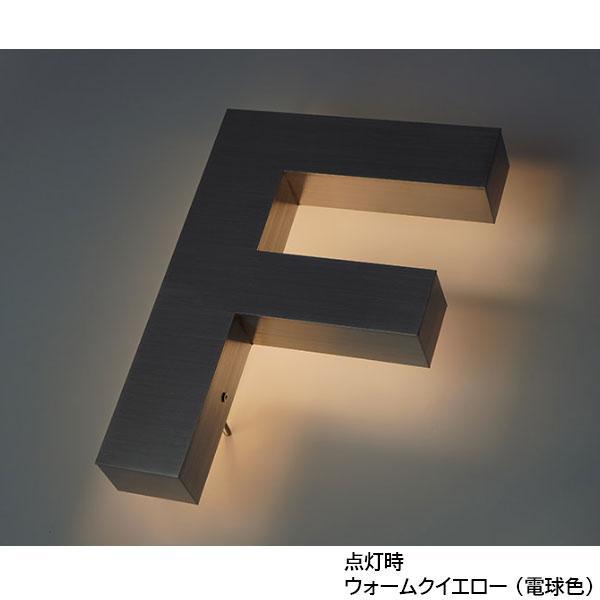 福彫 館銘板・商業サイン LEDサイン(箱文字) 背面発光タイプ KZ-1002