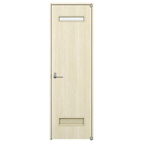 トイレドア ラフォレスタ TW ノンケーシング枠 錠付 明かり窓付 ykk 室内ドア YKKap トイレ 建具 板戸 障子 ドア 扉 木目 交換 リフォーム DIY