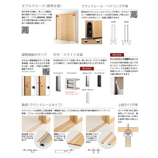 室内引戸 片引き戸 ラウンドレール ノンケーシング 引戸 Ykkap ラフォレスタ Laforesta Y14デザイン 錠無 錠付 Ykk 建具 リフォーム Diy Laforesta Y14 080 リフォームおたすけdiy 通販 Yahoo ショッピング