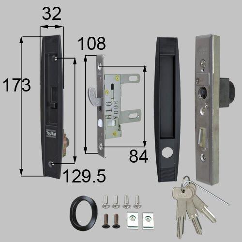LIXIL/TOSTEMリクシル トステム 引手内外錠・召合せ外錠セット L1Y54