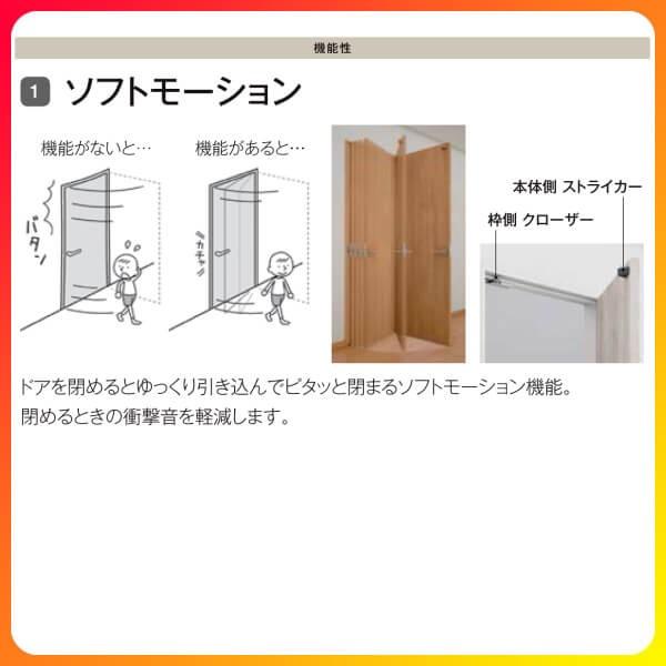 採風 室内ドア 特注 オーダーサイズ ラシッサS 標準ドア LTA ケーシング付枠 W597〜957×H1740〜2425mm 錠付き/錠なし リクシル LIXIL 建具 室内ドア 交換 DIY｜dreamotasuke｜07