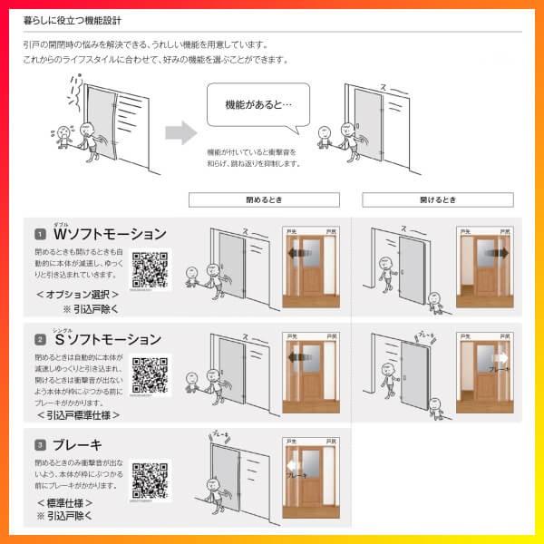 室内引戸 片引き戸 標準タイプ 上吊方式 ラシッサS パネルタイプ LAF ケーシング付枠 1220/1320/1420/1620/1820 リクシル トステム 引戸 リフォーム DIY｜dreamotasuke｜09