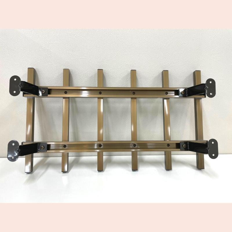 縦面格子 A型 特注 W3120〜3620×H1621〜1820mm オーダーサイズ 壁付け たて面格子 アルミサッシ 防犯 後付け リクシル LIXIL TOSTEM トステム リフォーム DIYの画像