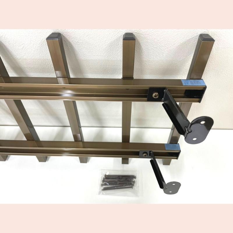 縦面格子 A型 特注 W3120〜3620×H1621〜1820mm オーダーサイズ 壁付け たて面格子 アルミサッシ 防犯 後付け リクシル LIXIL TOSTEM トステム リフォーム DIYの画像