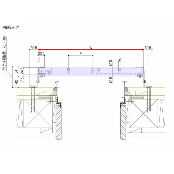 井桁面格子 06011 W700×H1220mm 在来/204工法 面格子 壁付け 窓 アルミ