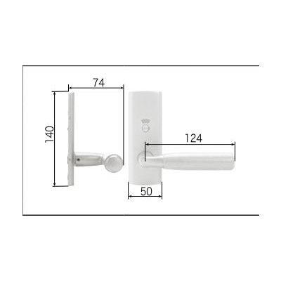 LIXIL（リクシル） LIXIL/TOSTEM リビング建材用部品 ドア ハンドル