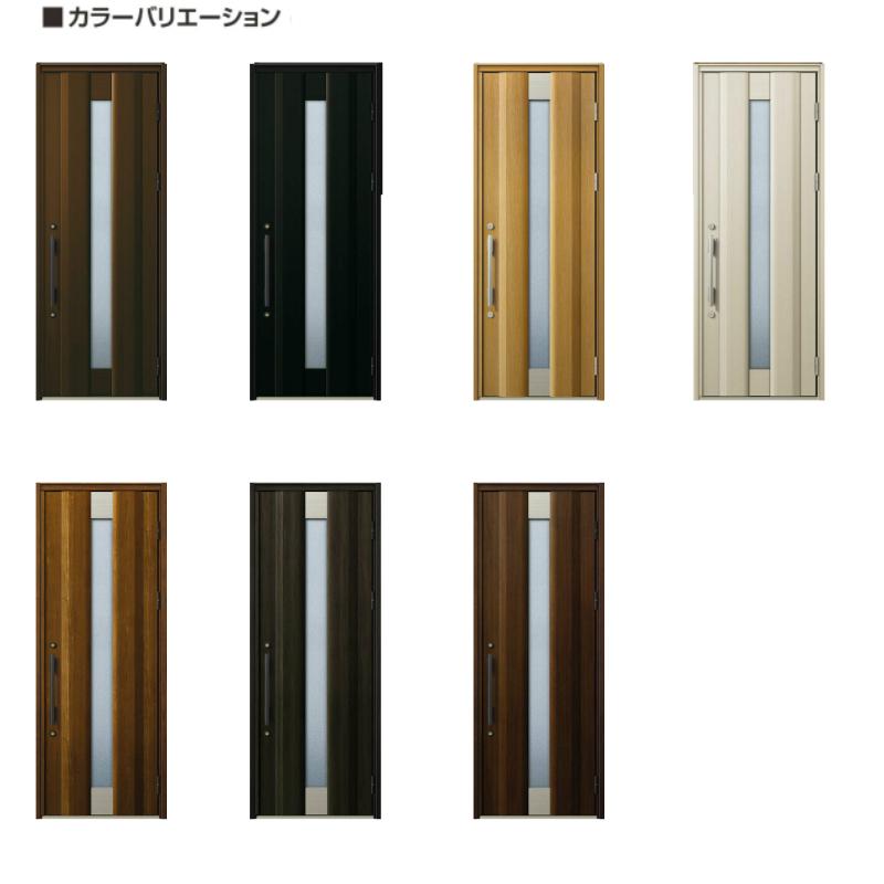 YKK 玄関プロント方引きドア YKK AP 玄関ドア プロント S01型(w872mm×h2330mm)手動錠 スリット採光