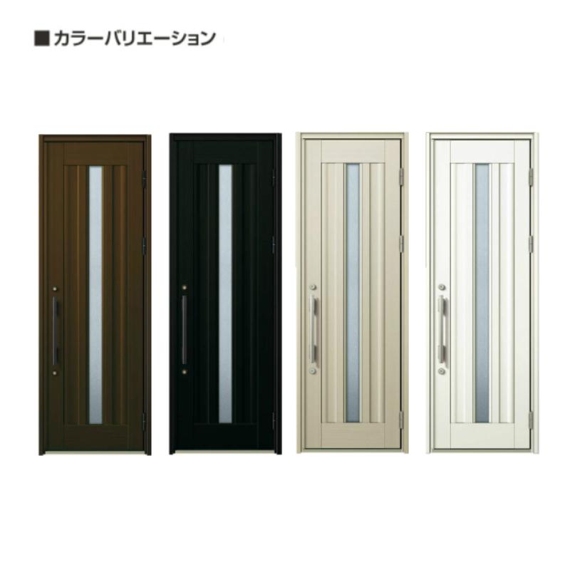 玄関ドア YKKap プロント S09 ３尺間口 手動錠仕様 W780×H2330mm ランマなし DH=23 玄関ドア アルミサッシ 新設 おしゃれ リフォーム DIY_1