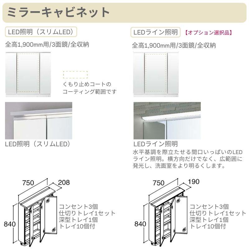 LIXIL（リクシル） 洗面台 INAX Crevi クレヴィ 奥行560 化粧台+上部
