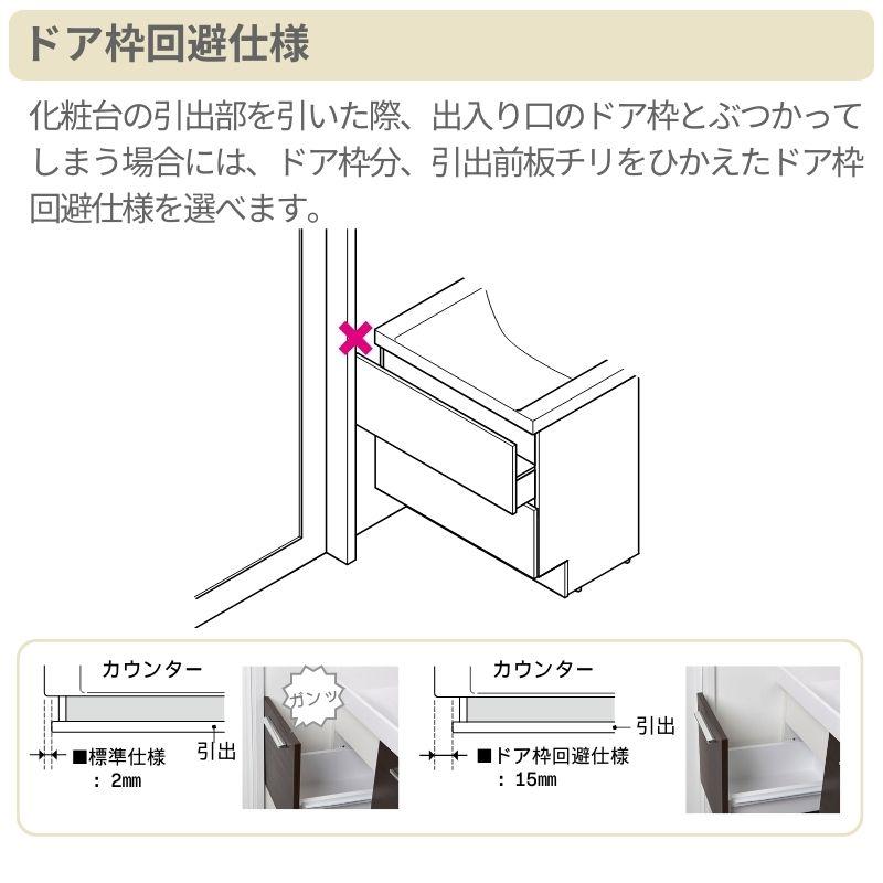洗面台 LIXIL/リクシル INAX Crevi クレヴィ 奥行500 化粧台本体+本体上部 間口1000mm 引出 タッチレス水栓 RBH-1005JY(N)-A(M) おしゃれの画像