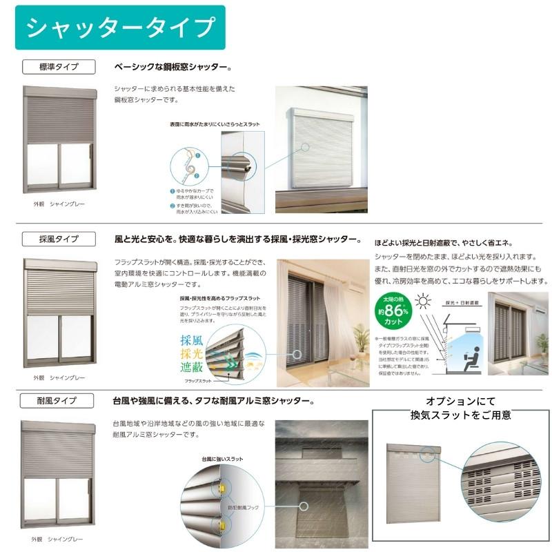 リフォームシャッター 電動 WS1159〜2000×HS1525〜1700mm 三方枠標準納まり オーダーサイズ LIXIL TOSTEM 簡単 防犯 対策  耐風 アルミサッシ 雨戸 後付けの画像