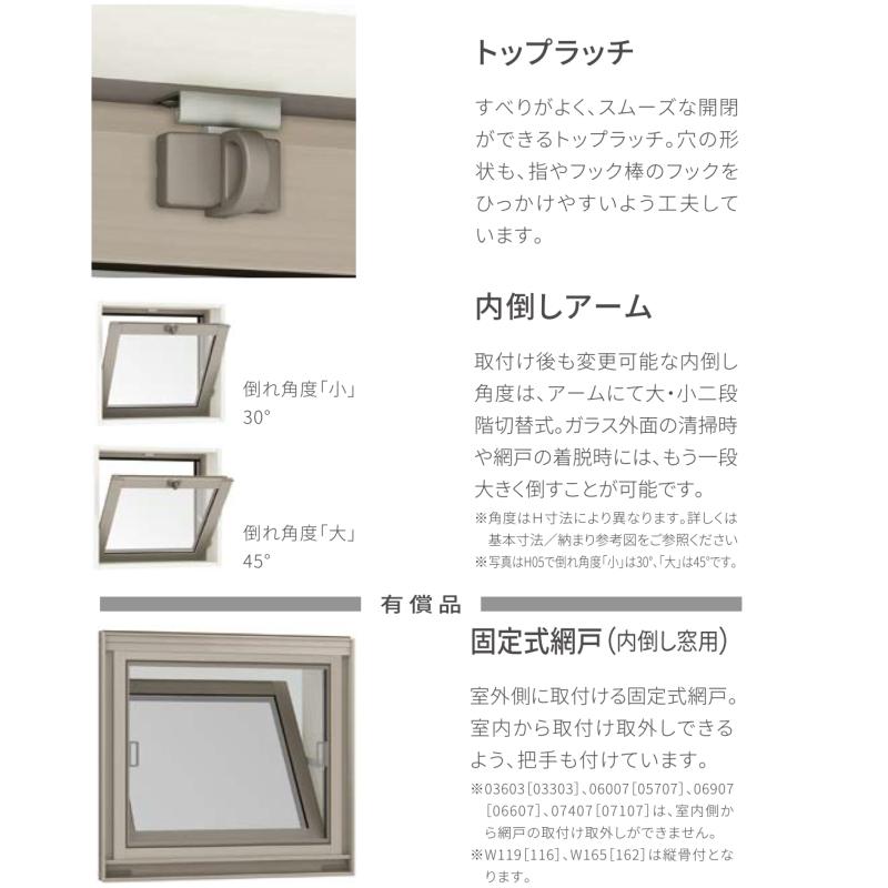 サーモスA 内倒し窓 07407 W780×H770mm 複層ガラス アルミサッシ サーモスA 内倒し窓 07407 W780×H770mm 複層ガラス アルミサッシ
