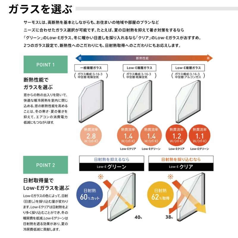 引き違い窓 W630〜900×H571〜770mm サーモスL 特注 オーダーサイズ 複層ガラス 樹脂アルミ複合サッシ 2枚建 引違い窓 リクシル LIXIL TOSTEM リフォーム DIY_3