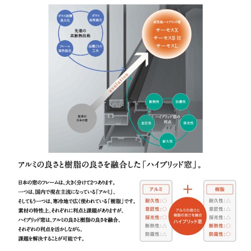 サーモスL 引き違い窓 W1801〜2100×H350〜570mm 特注 オーダーサイズ