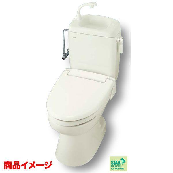 INAX トイレーナR 洋風簡易水洗便器＋止水栓＋暖房便座 手洗付