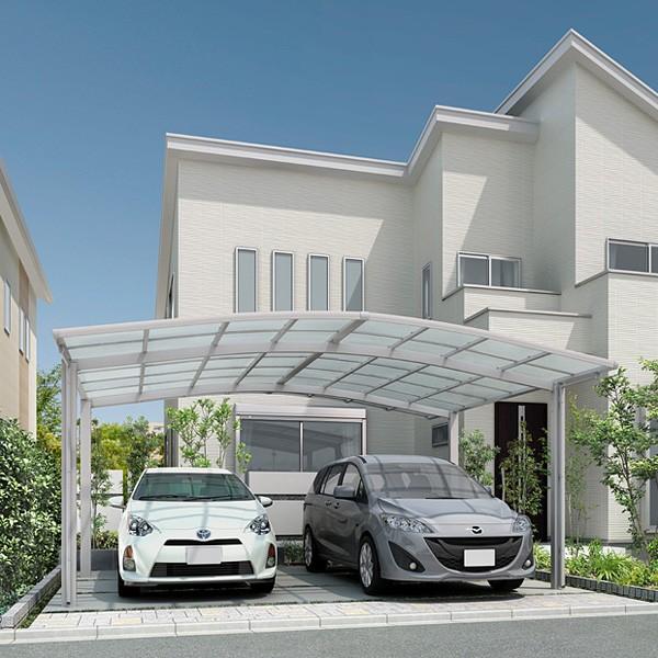 LIXIL カーポート 2台駐車場 W4836×L4980 ネスカR 2台用 基本 48 LIXIL カーポート 2台駐車場 W4836×L4980 ネスカR 2台用 基本 48