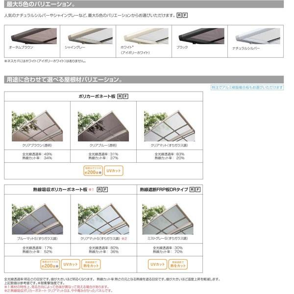 LIXIL（リクシル） カーポート 2台駐車場 W6060×L4980 ネスカR 2台用