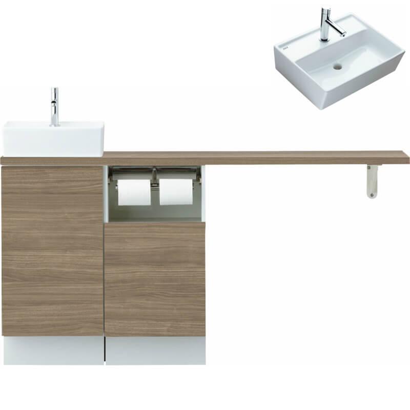 キャパシア トイレ手洗 サイドベースキャビネット カウンター