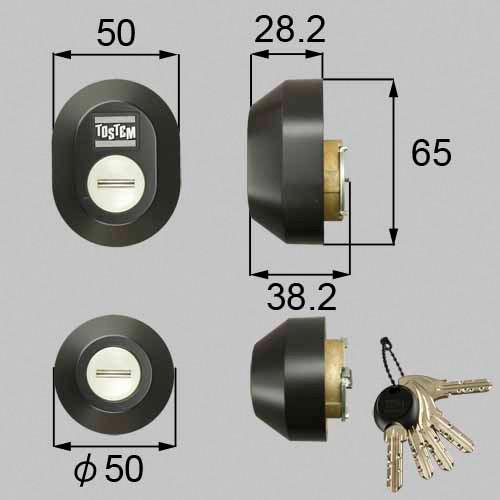 LIXIL（リクシル） Z-1A3-DDTC LIXIL TOSTEM トステム ドア錠セット