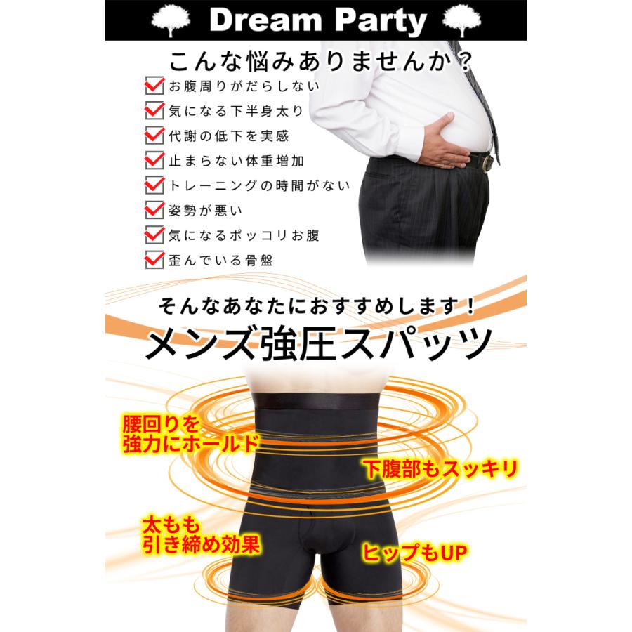 理学療法士推奨】強圧 メンズ 加圧スパッツ 加圧インナー 前開き 2枚組