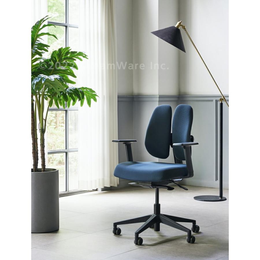 デュオレスト ハイエンドモデル オフィスチェア 肘付き