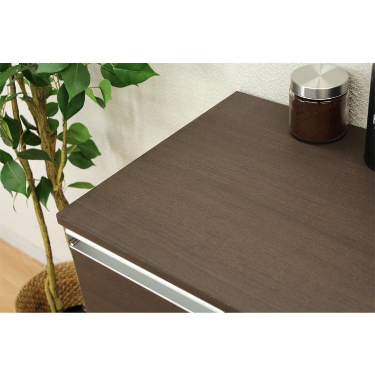 ゴミ箱 キャスター付き ダストボックス キッチン カウンター 2D ブラウン ダストボックス 2分別 19L ゴミ箱 キャスター付き ペール