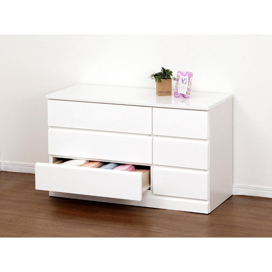 衣類収納 キャビネット ローチェスト ホワイト タンス ナチュラル 完成品 チェスト ローチェスト 幅120 4段 箪笥 タンス ホワイト エナメル塗装
