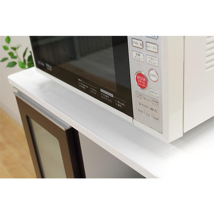 食器棚 レンジ台 ロータイプ 完成品 幅70cm 木製 収納 おしゃれ