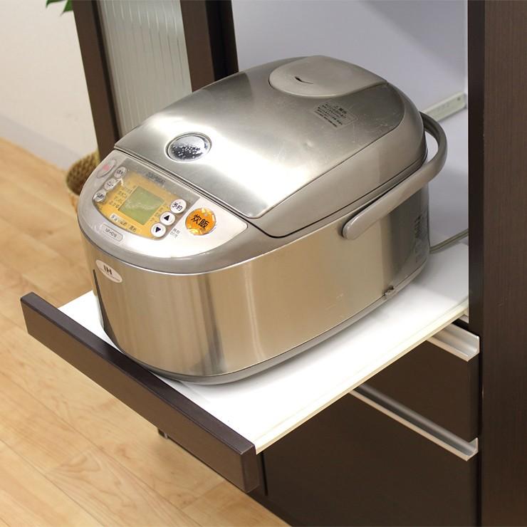 食器棚 レンジ台 ロータイプ 完成品 幅70cm 木製 収納 おしゃれ
