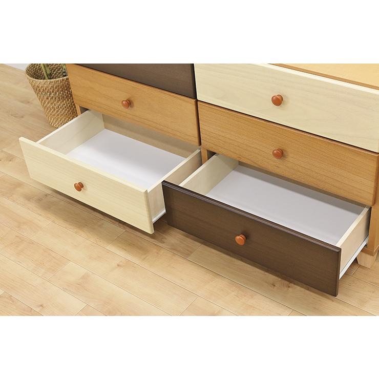 チェスト タンス ローチェスト 完成品 約幅120cm 3段 木製 おしゃれ