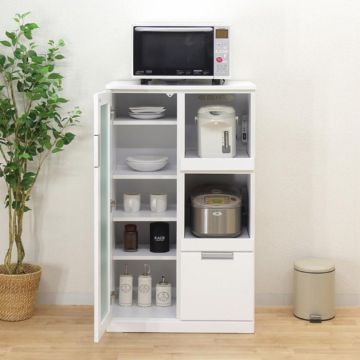 食器棚 ロータイプ レンジ台 完成品 幅70cm キッチン収納棚 食器棚 ロータイプ レンジ台 完成品 幅70cm キッチン収納棚