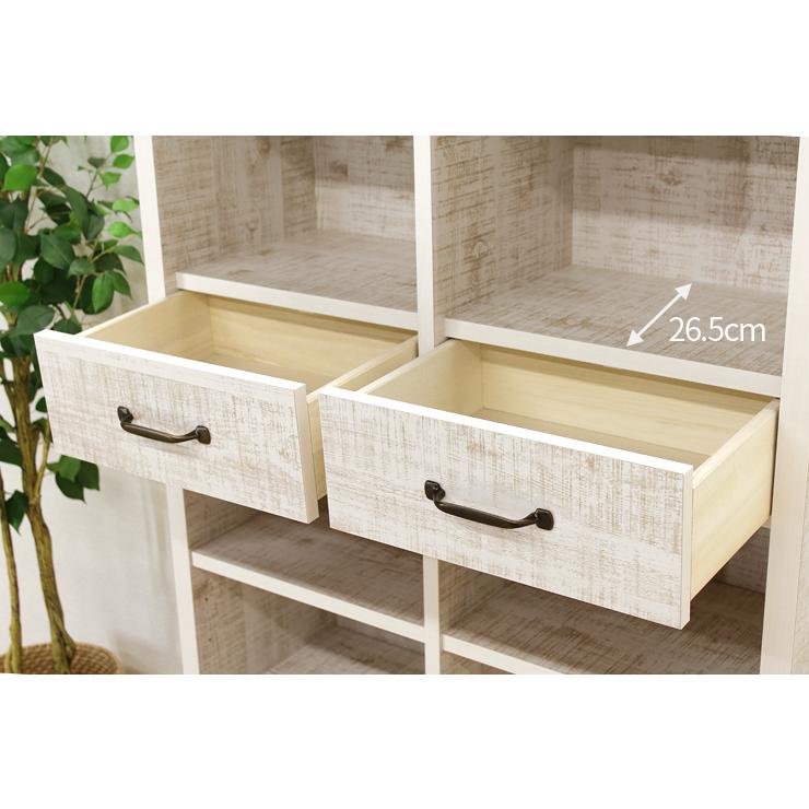 オープンラック シェルフ 収納棚 完成品 幅82cm おしゃれ 薄型