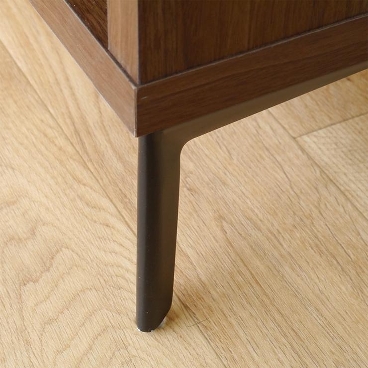 ラック シェルフ 収納棚 完成品 幅120cm 薄型 モダン おしゃれ 木製 収納 オープン 3段 リビング収納 国産 日本製 脚付きの画像