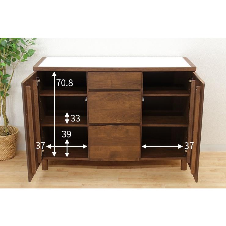 木目調 食器棚 引き出し付き 楽天市場】アート 食器棚 スリム 引き出し 可動棚 ソフトクローズ機構