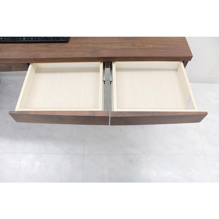 書斎デスク 机 パソコンデスク 完成品 幅160cm 木製 北欧 おしゃれ