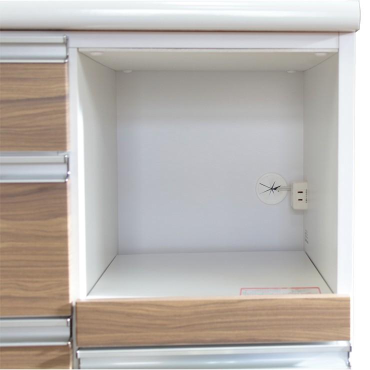 食器棚 レンジ台 キッチンボード 完成品 幅150cm 引き戸 木製 食器棚 レンジ台 キッチンボード 完成品 幅150cm 引き戸 木製