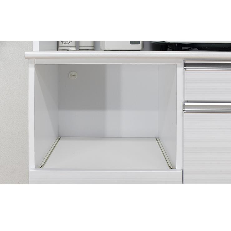 食器棚 レンジ台 キッチンボード 完成品 幅100cm 木製 収納 引き出し