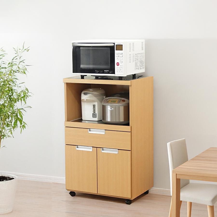 レンジ台 レンジボード 電子レンジ台 完成品 幅60cm 収納 スリム